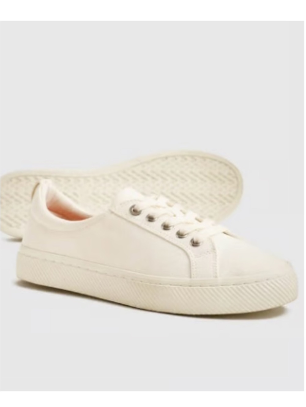 QUINCE Organic Eco Cotton Canvas Everyday Sneaker Women’s US 8.5 White 8912 - Picture 1 of 16